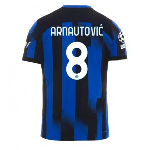 Inter Milan Marko Arnautovic #8 Replika Hjemmebanetrøje 2023-24 Kortærmet